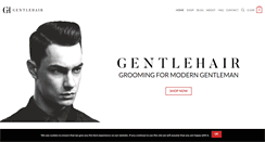 Desktop Screenshot of gentlehair.com