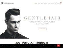 Tablet Screenshot of gentlehair.com